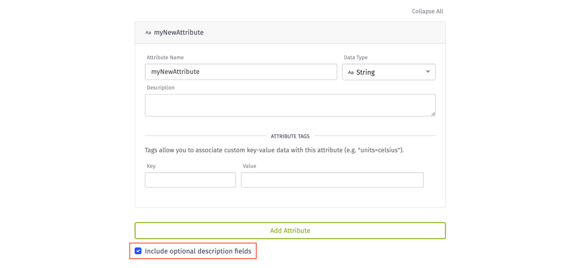 Device Attributes Include Optional Fields