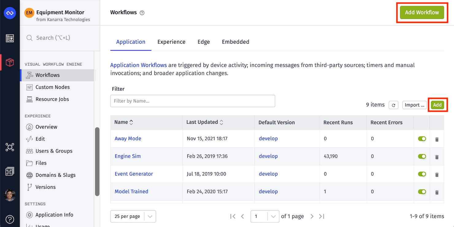 Add Workflow Buttons Add Workflow Buttons