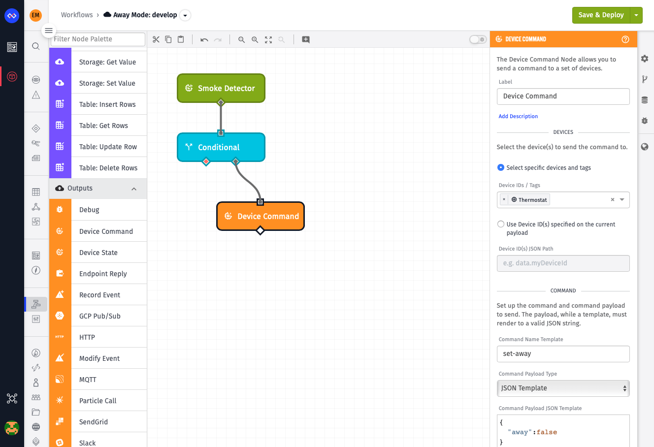 Away Mode Workflow