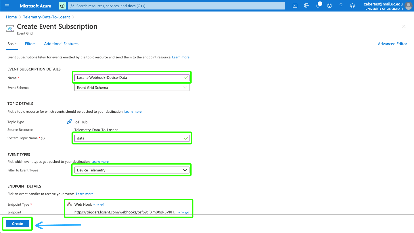 Configure Event