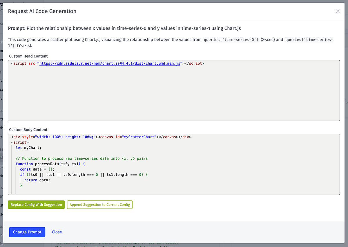 Custom HTML Code Suggestion Custom HTML Code Suggestion