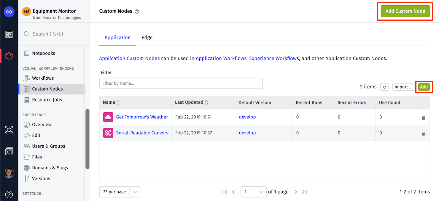 Create Custom Node Create Custom Node
