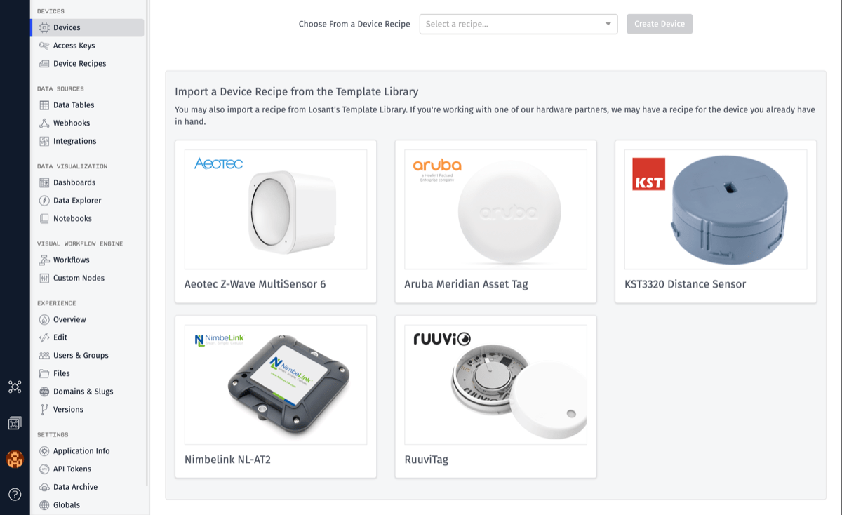 Device Recipe