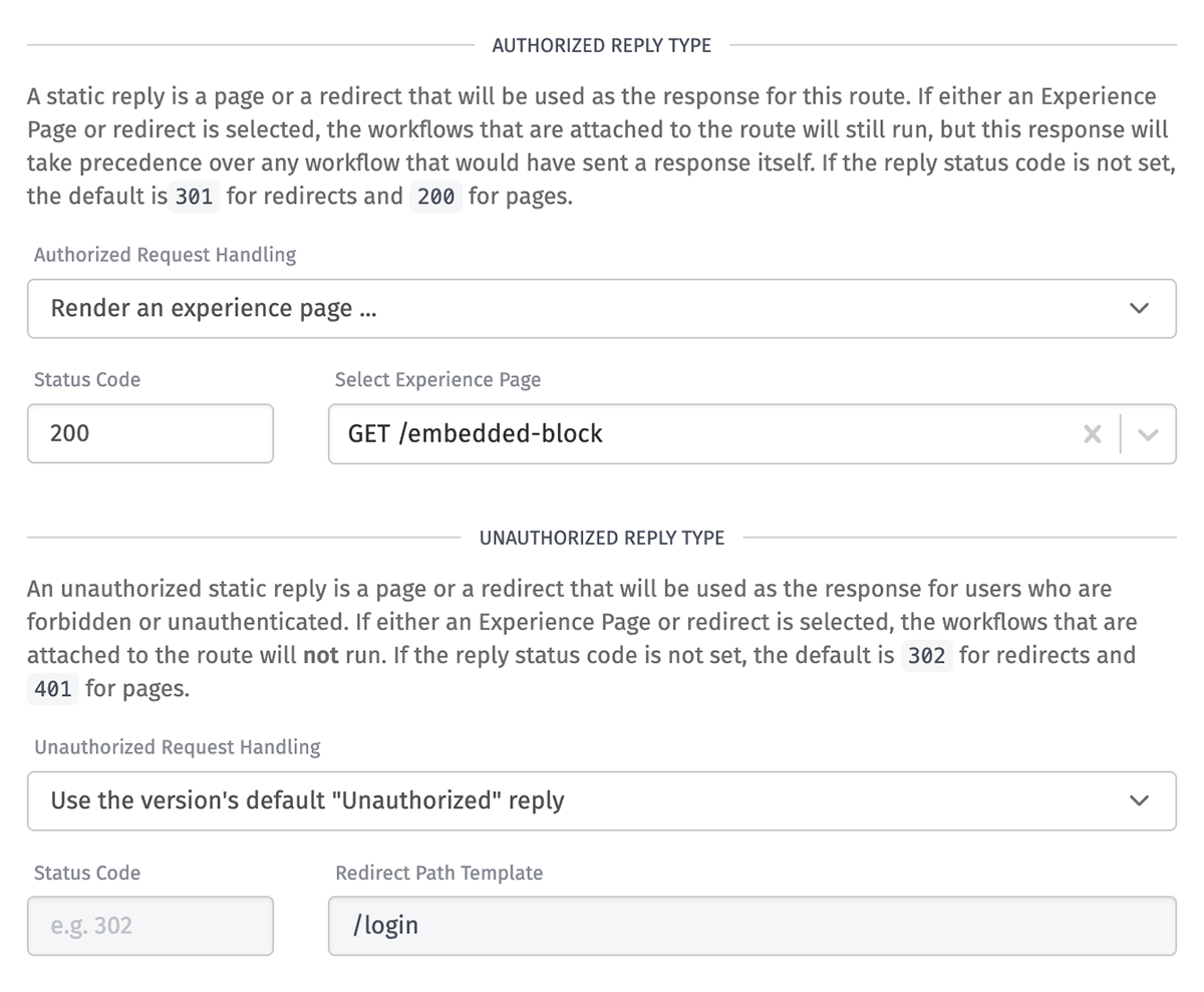 Endpoint Reply Type