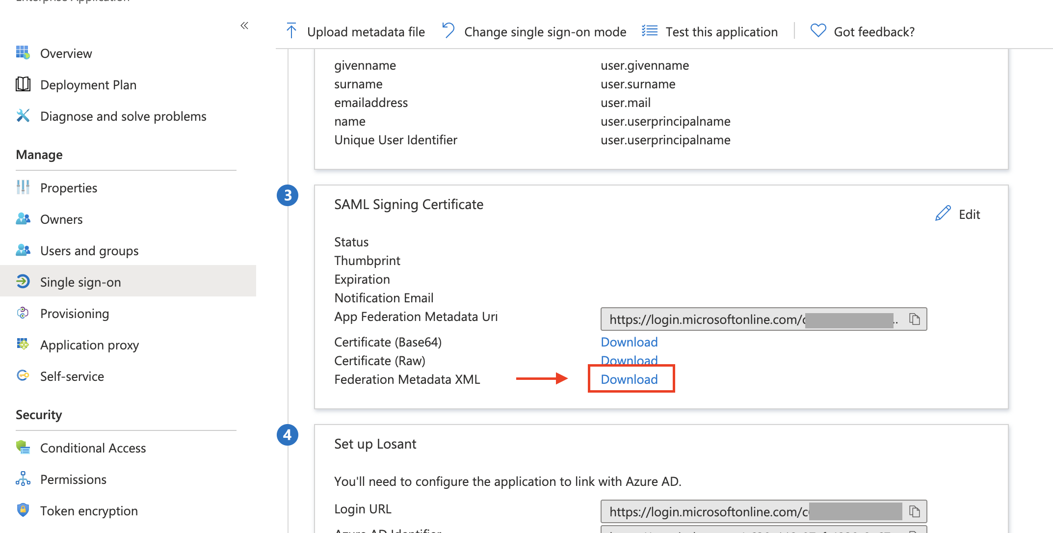Federation Metadata XML