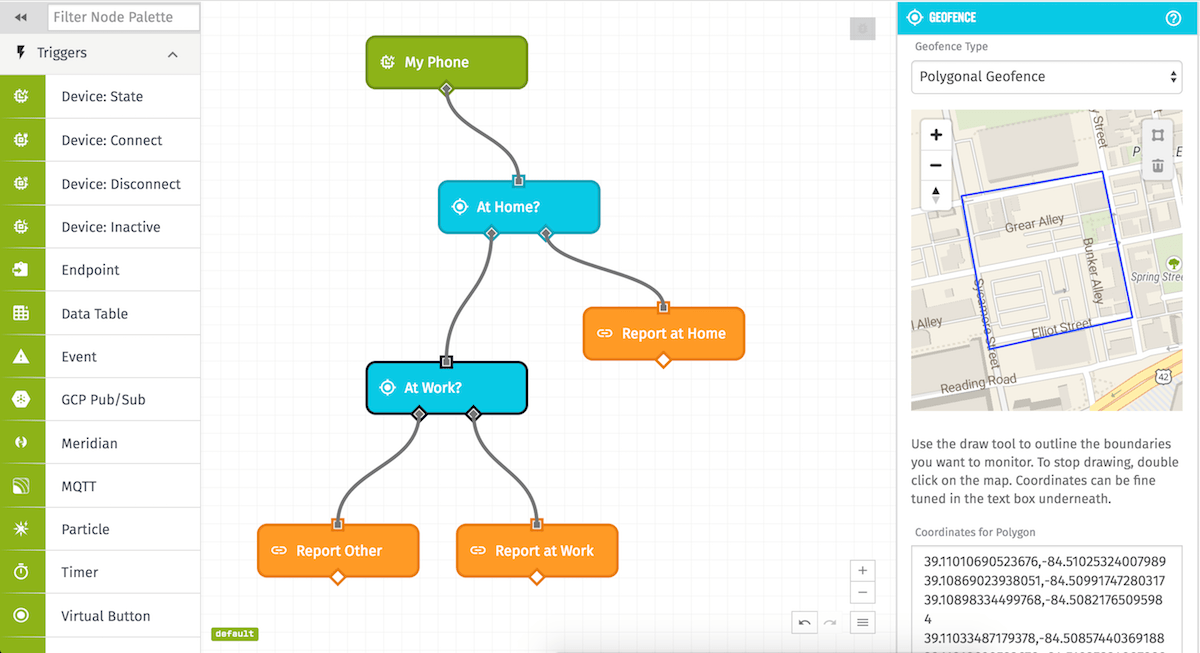 Geofence Node