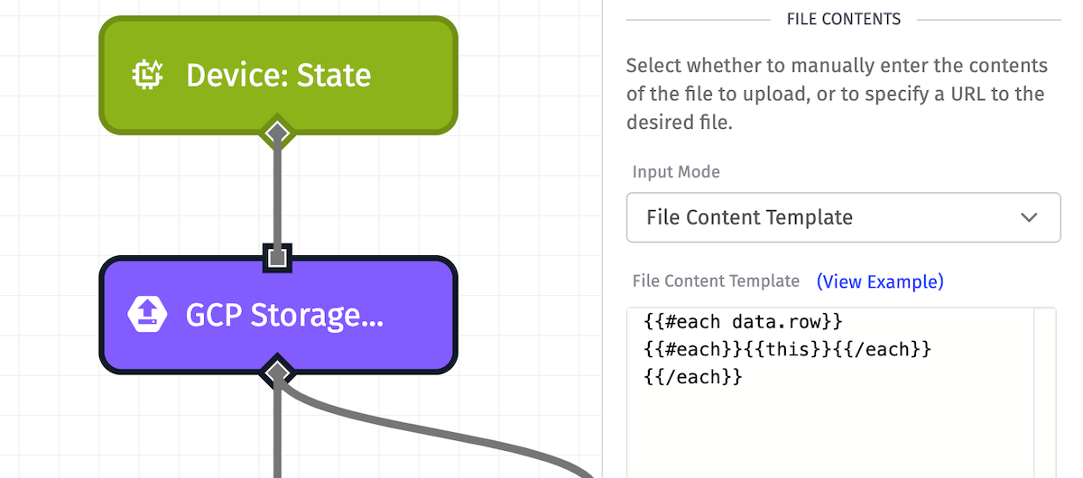 GCP Storage: Put Node File Content