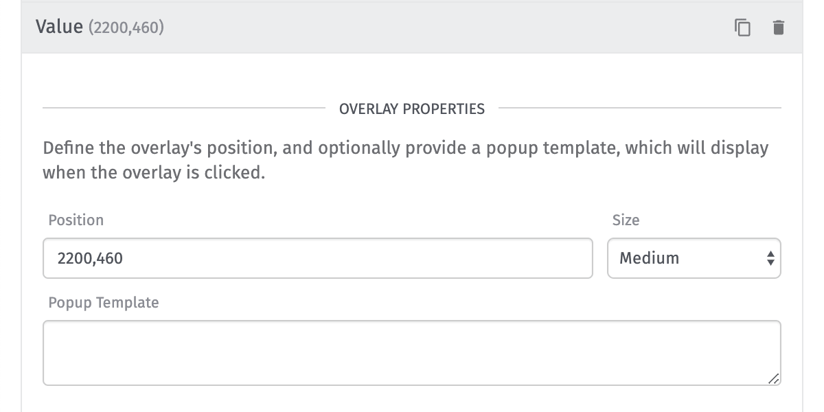 Image Overlay Common Properties