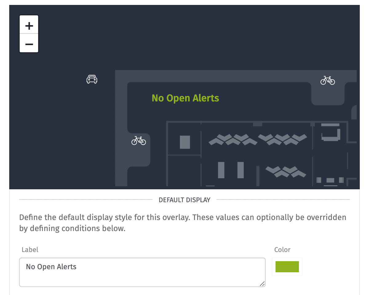 Image Overlay Label