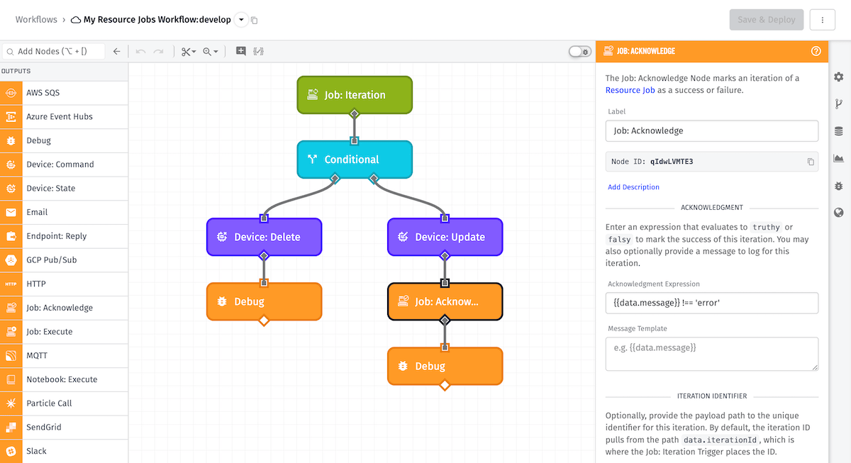 Job: Acknowledge Node