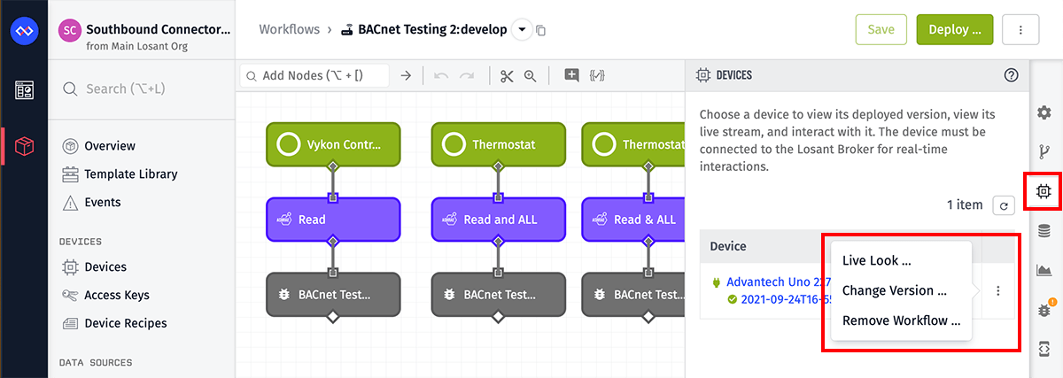 Live Look Trigger Workflow