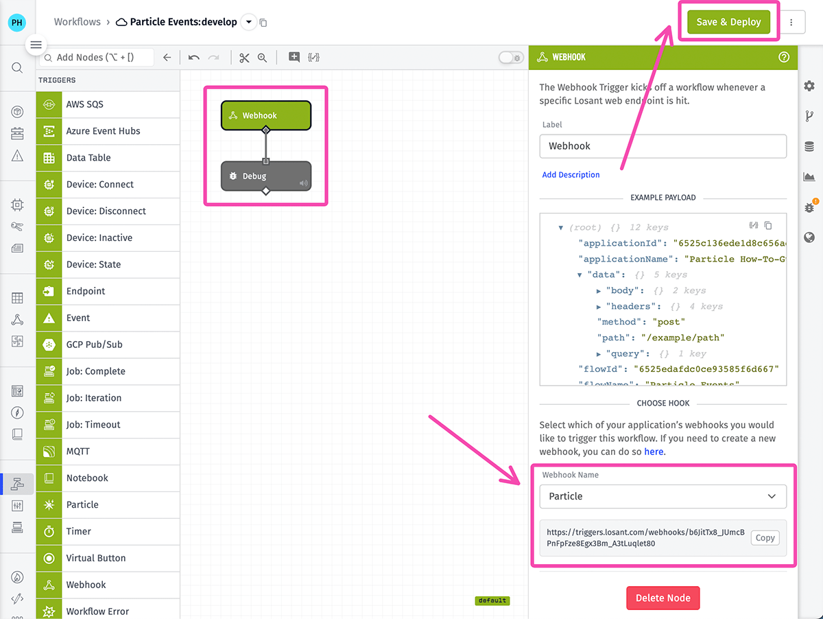 Losant Basic Workflow