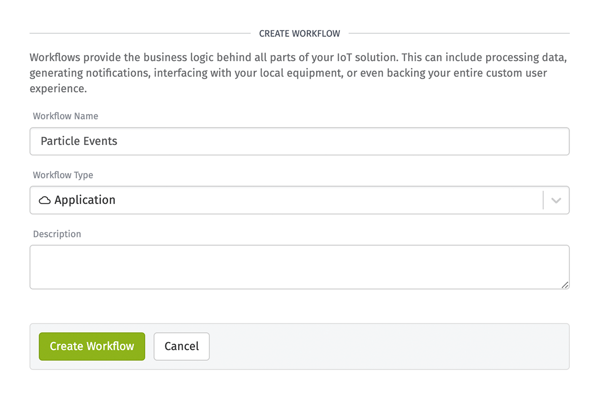 Losant Workflow Details