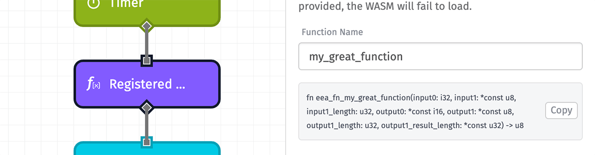 Registered Function Node Signature
