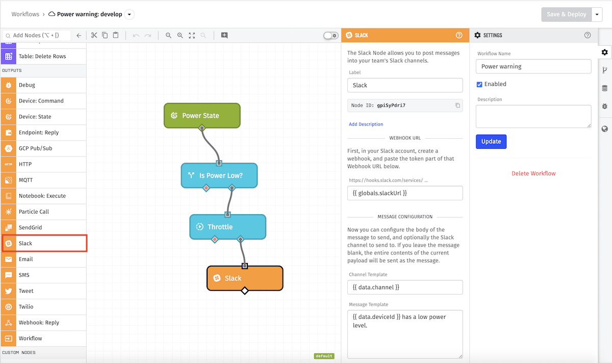Slack Node