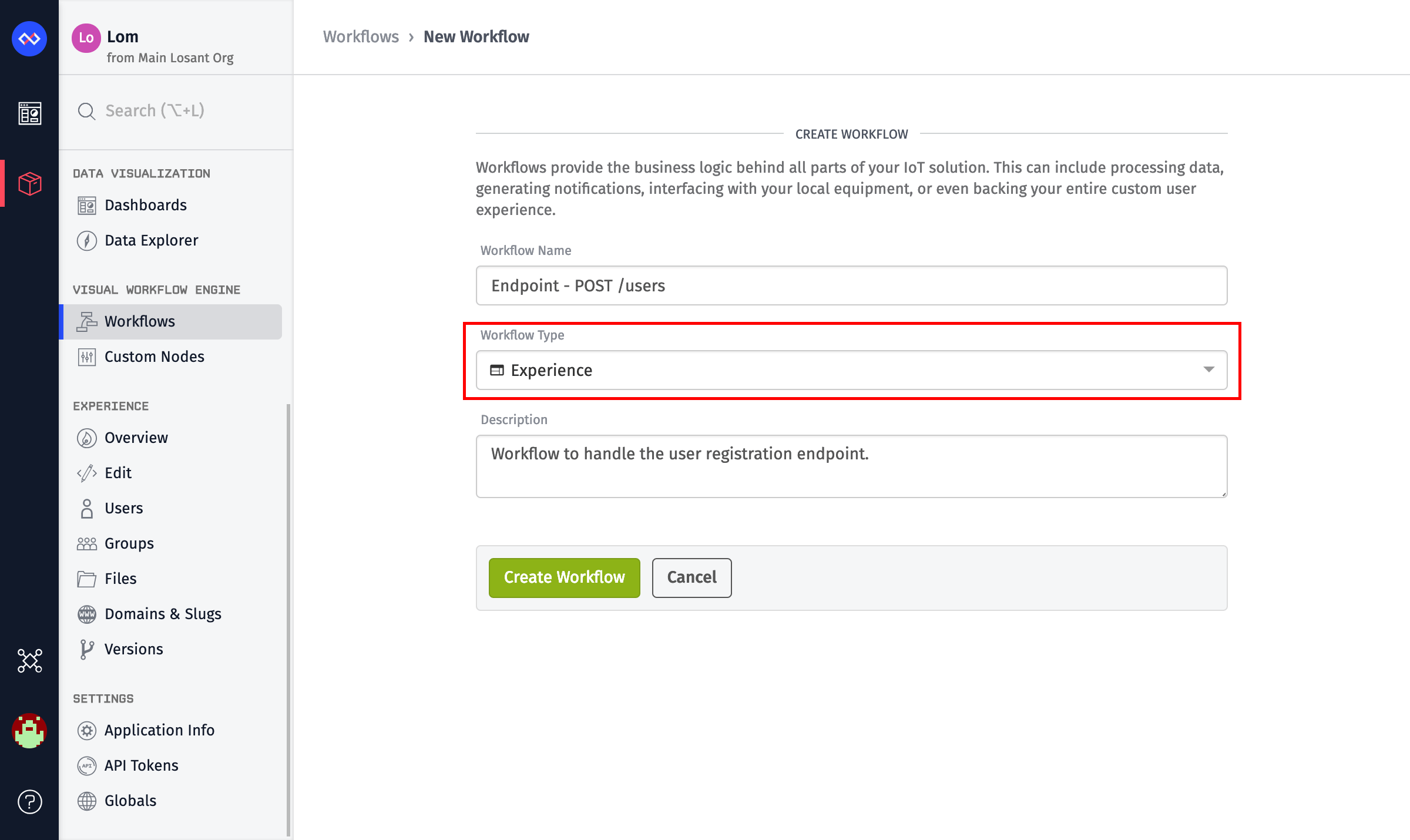 Register Users Workflow Details