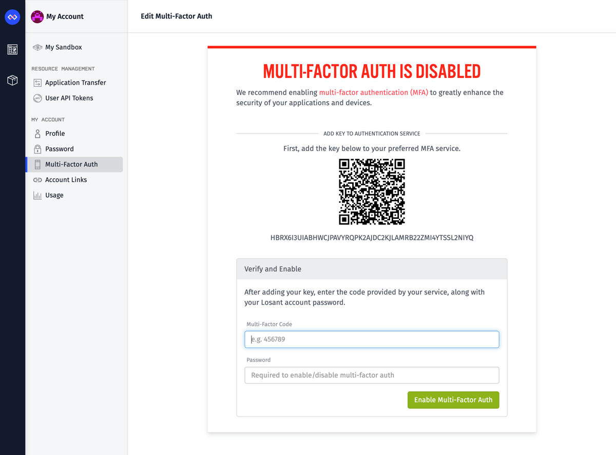 Verify Multi-Factor Auth