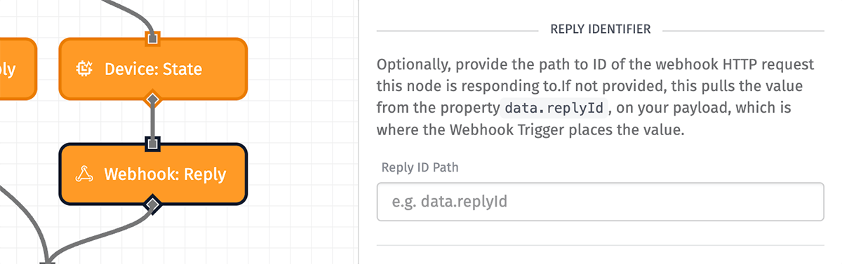 Webhook: Reply Node ReplyId