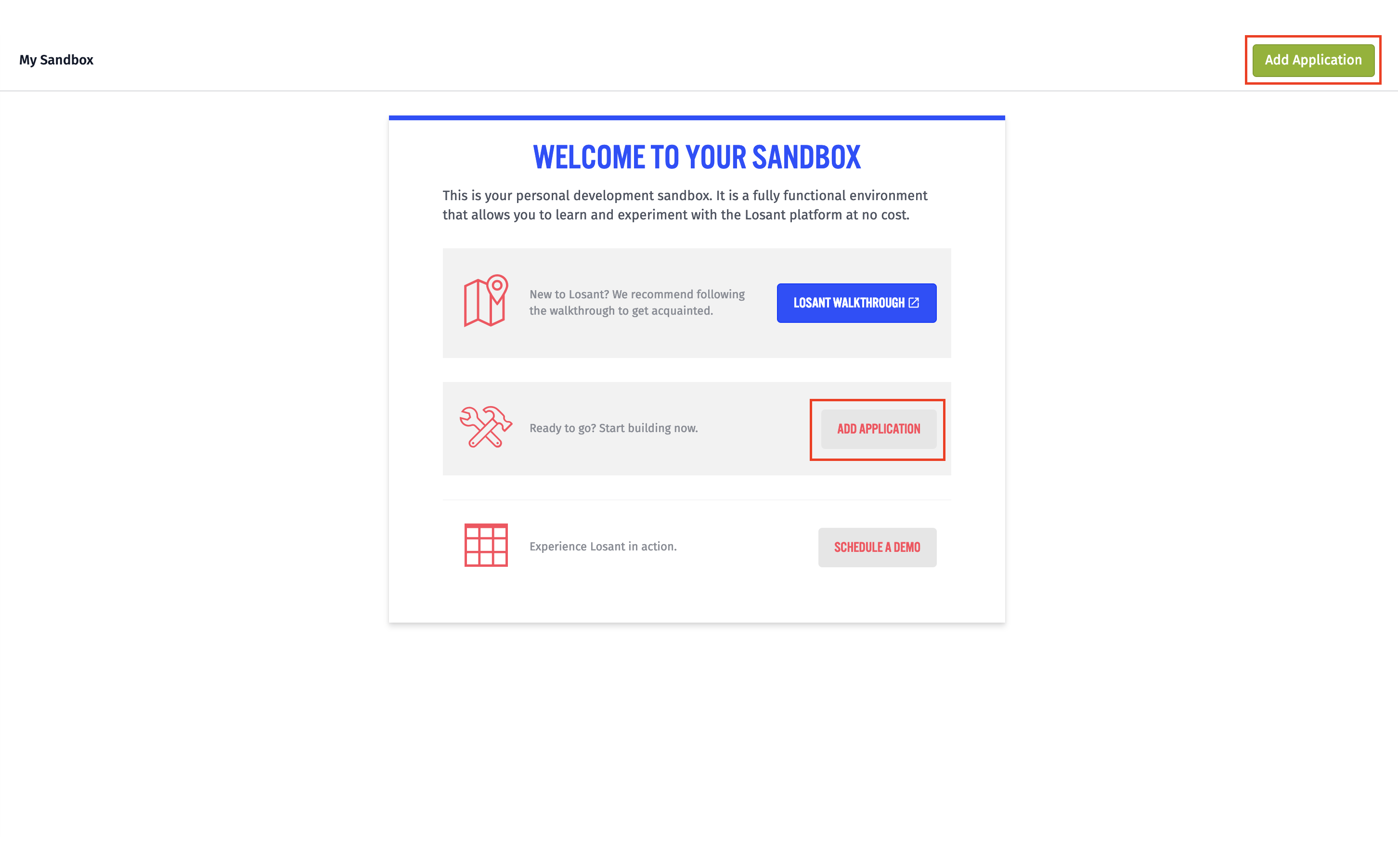 Welcome Page