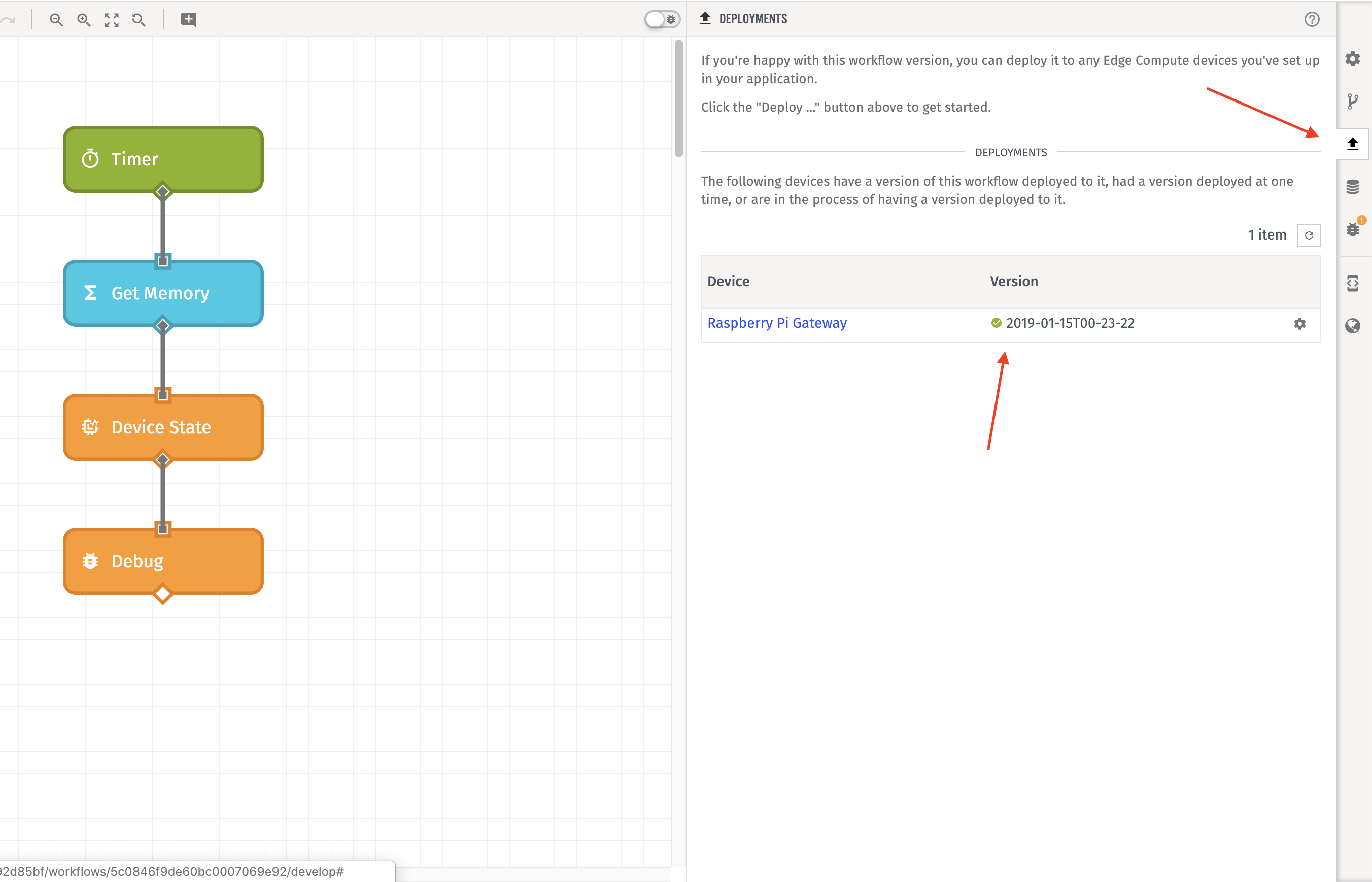 Deployment Tab