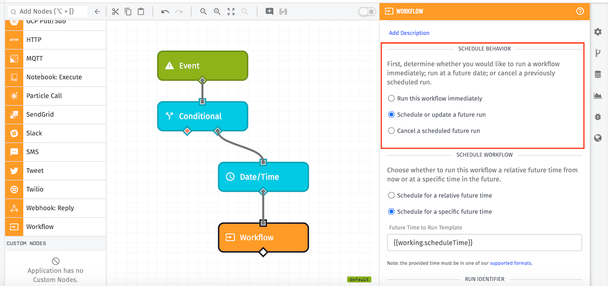 Behavior Options