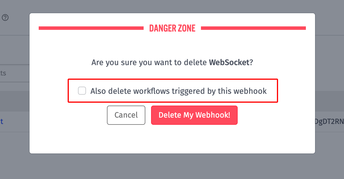 Delete Webhook