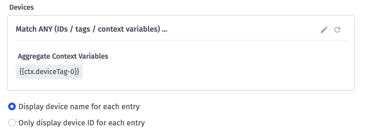 Device Connection Log Config