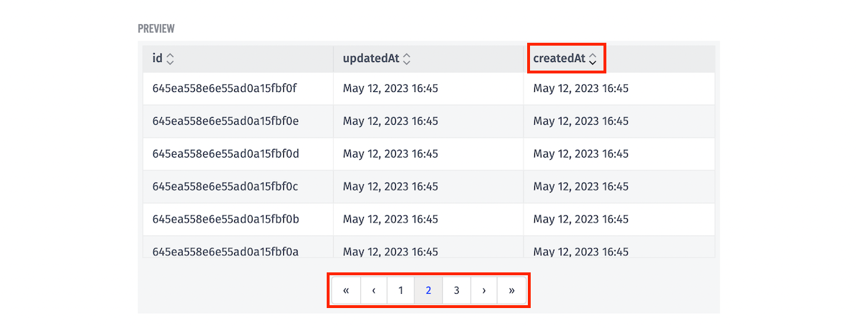 Data Table Default Sort