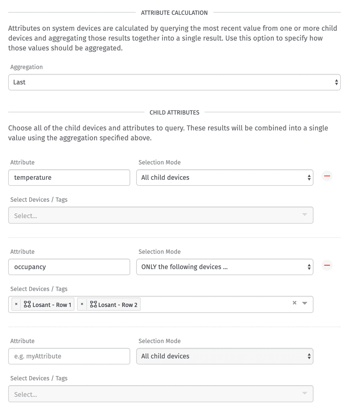 System Attributes