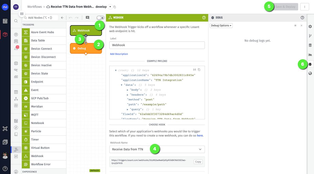 Webhook Trigger Node