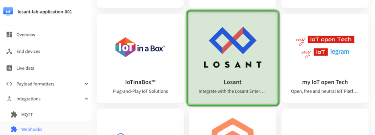 Losant Webhook