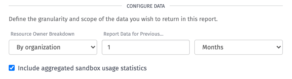 Instance Manager Report Data