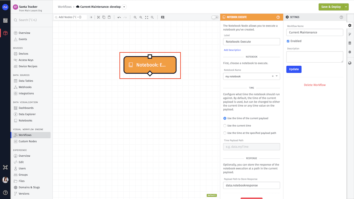 Notebook Execution Node