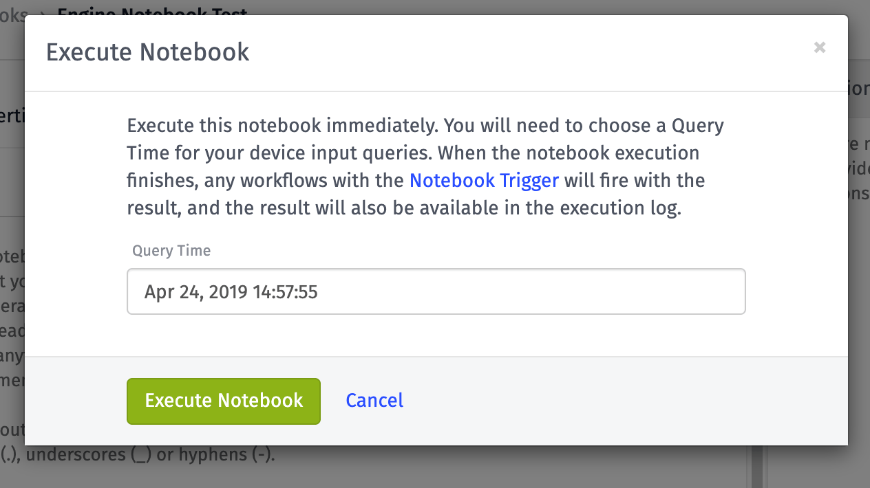 Execute Notebook
