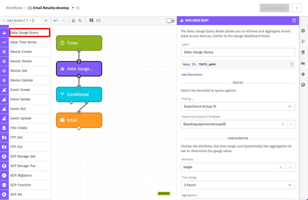 Gauge Query Node