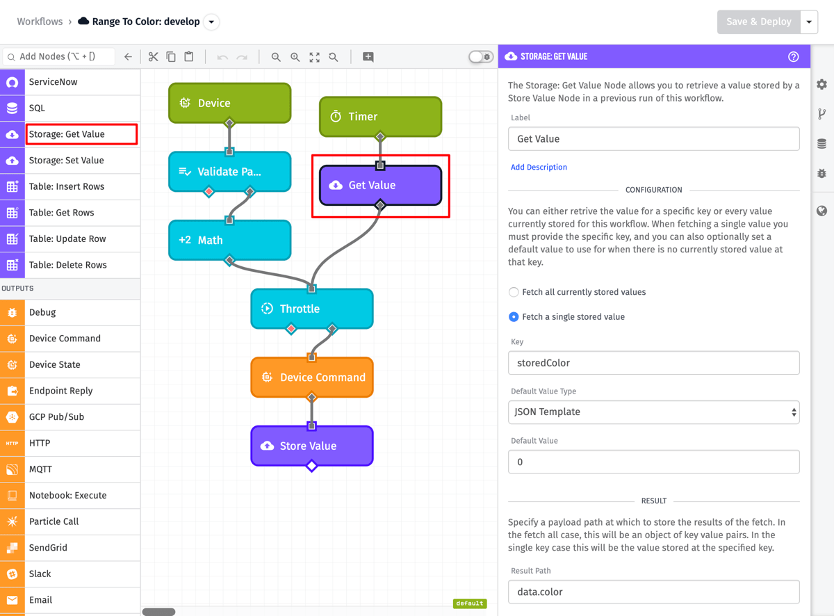 Storage Get Value Node