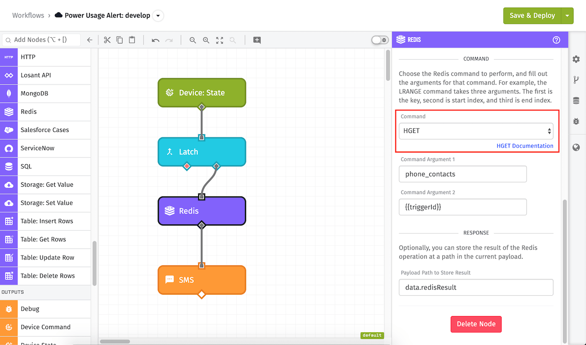 Redis Node Command