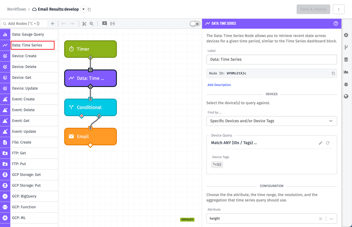 Time Series Node