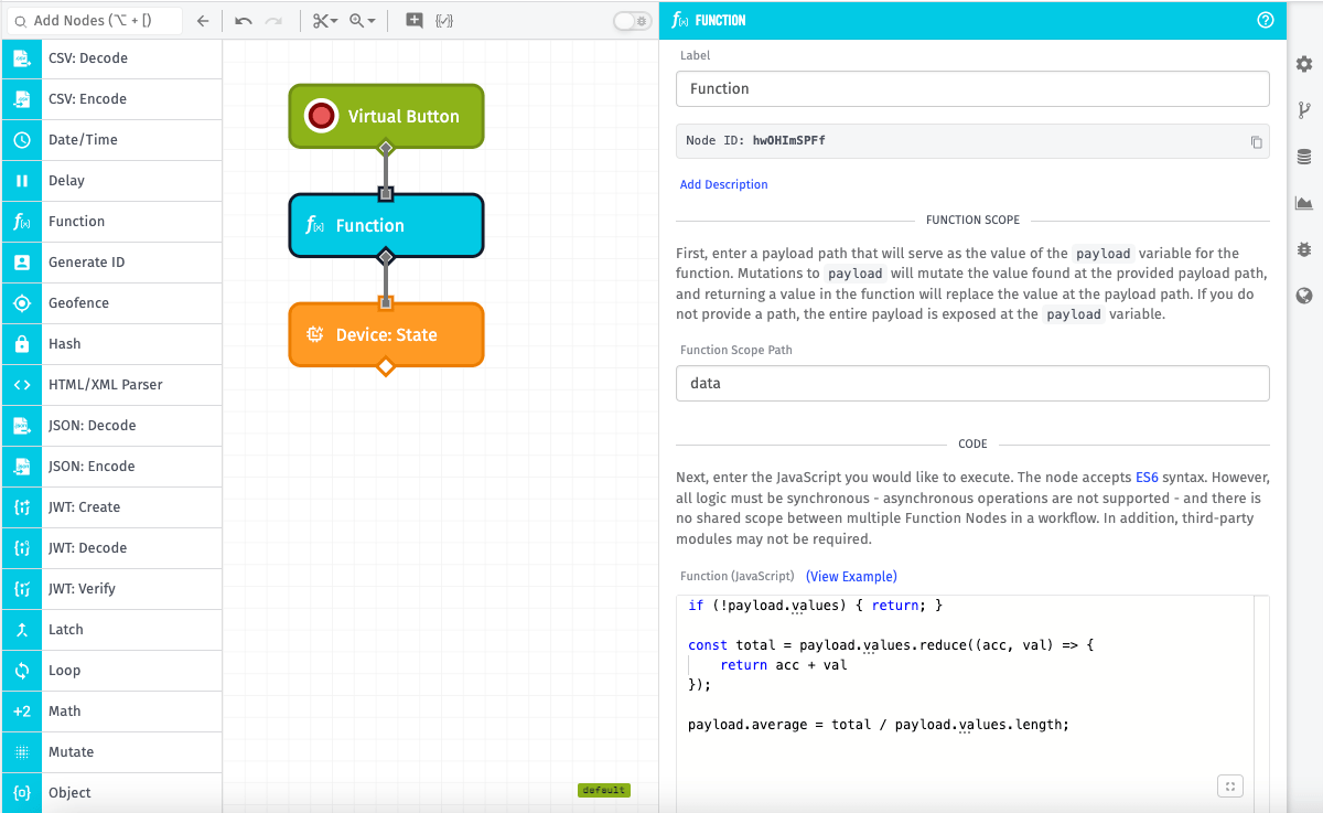 Function Node