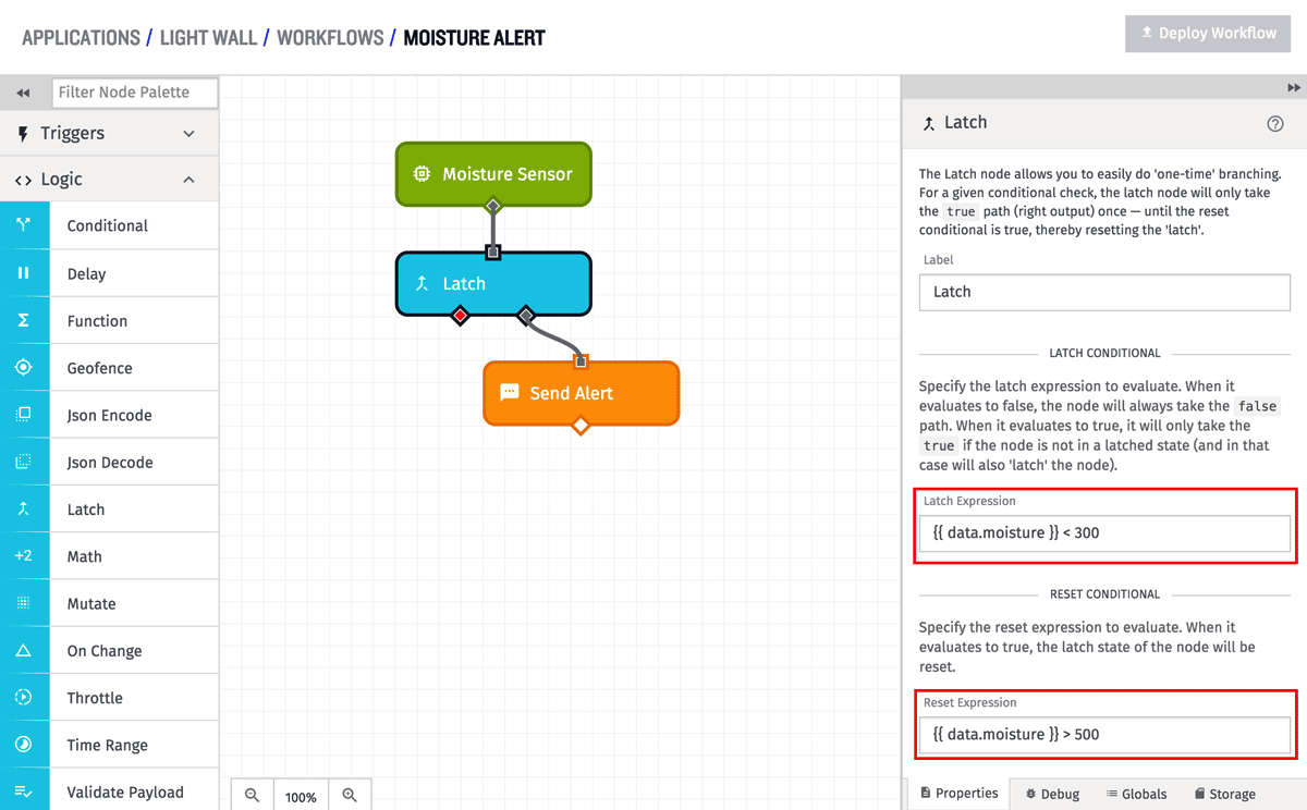 Latch Node Config