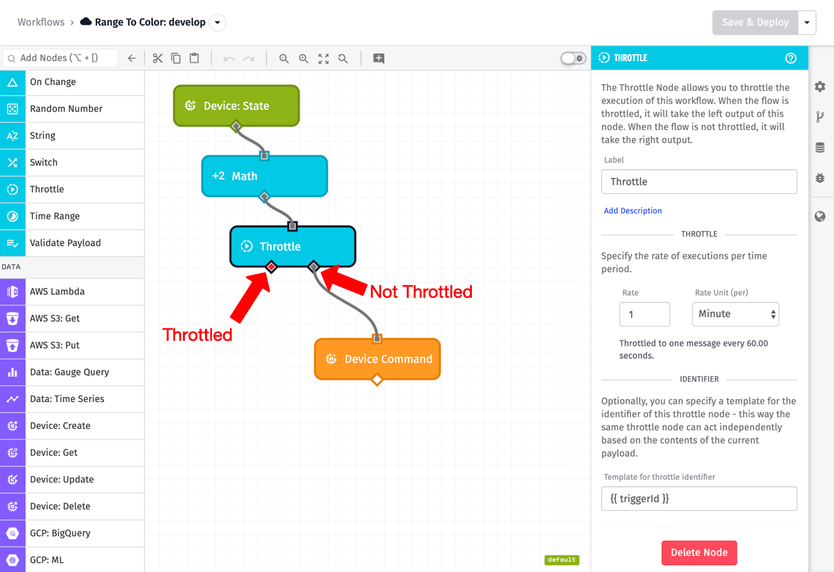 Throttle Node Example